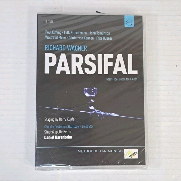 Wagner Parsifal 3-DVD Set NEW Sealed Opera Classic Live Performance Region Free - Picture 1 of 2